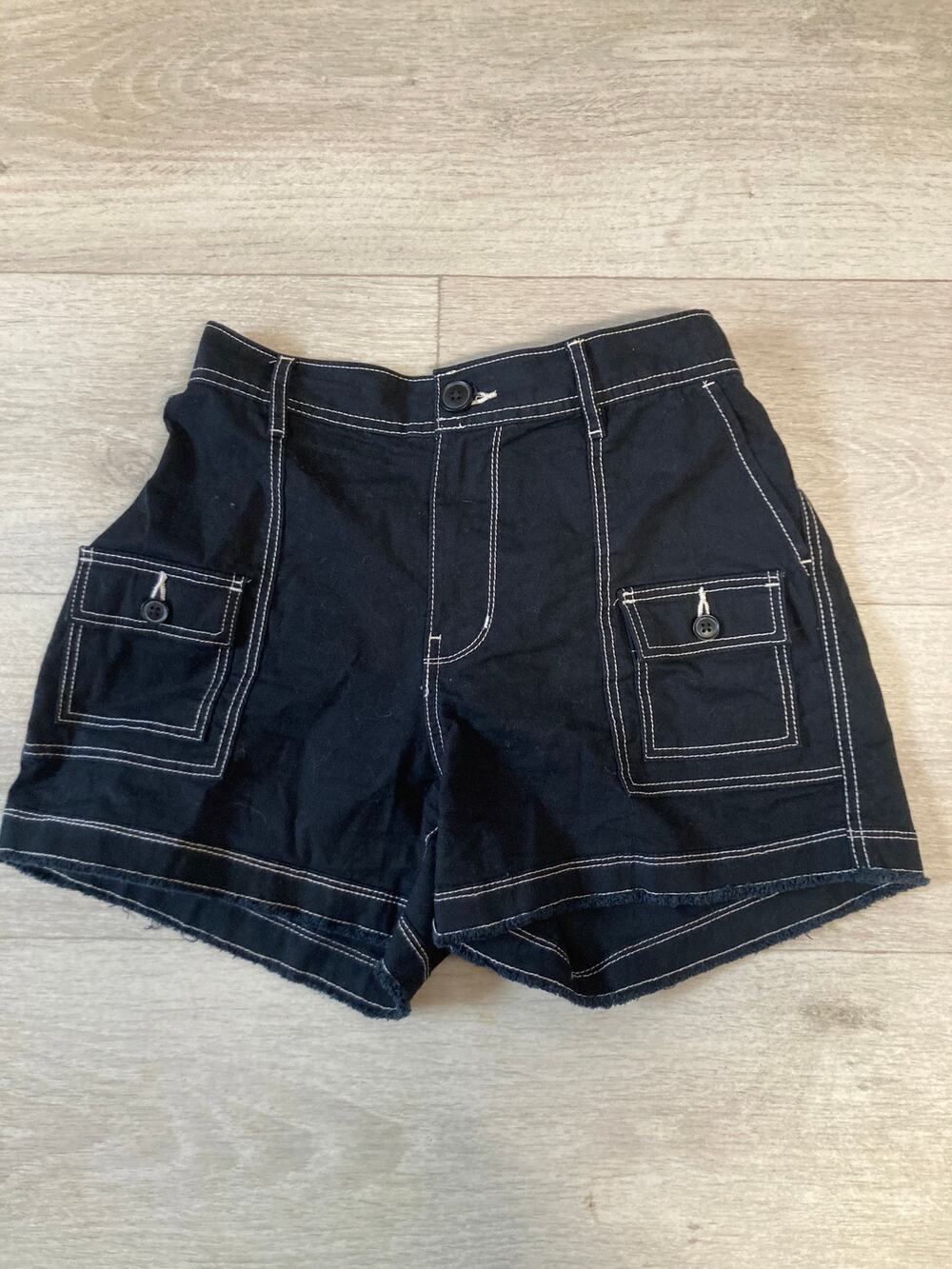 SO Black High-rise Shorts, Size S